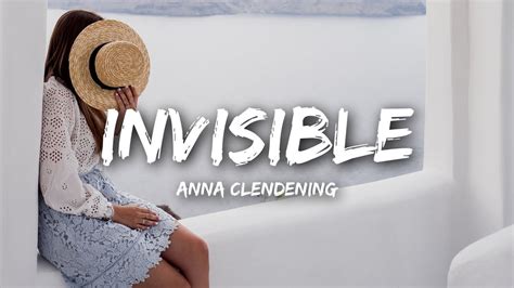 other songs that are similar to invisible anna clendening